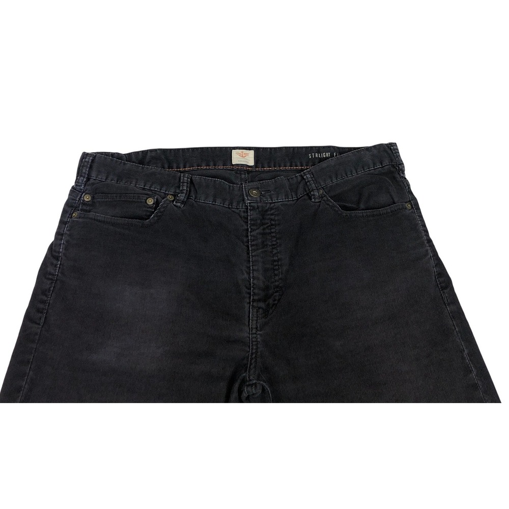 Dockers Mens Black Straight Fit Corduroy Pants 38x29 Cotton Blend Stretch - Picture 5 of 11
